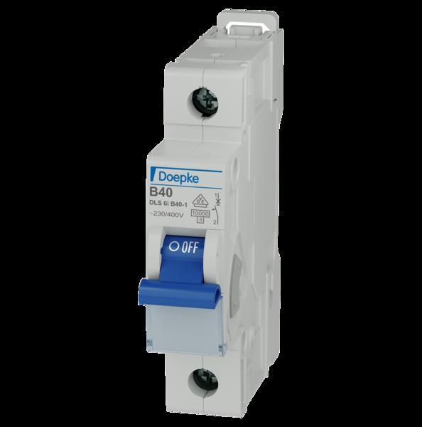 Image du produit Doepke Disjoncteur UC B 40A 1p 230V 10kA 1TE 50Hz IP20