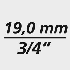 Actual product image HAZET Reducer 1058-2 ∙ Square, hollow 20 mm (3/4 inch) ∙ Square, solid 12.5 mm (1/2 inch) (20 mm)