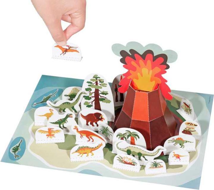 Image du produit Pukaca Ensemble de jouets en papier. L'île aux dinosaures (Allemand)
