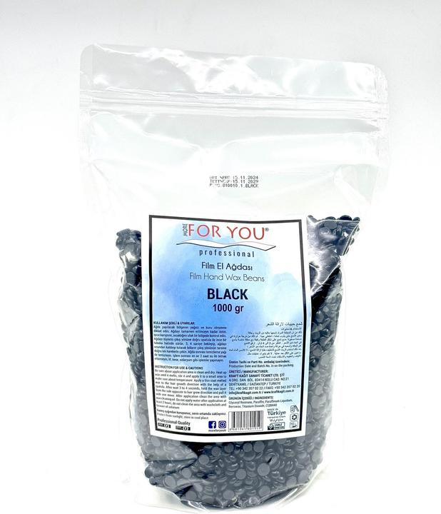 More For You Samenmaske Wachs 250gr (Schwarz) (1 x)