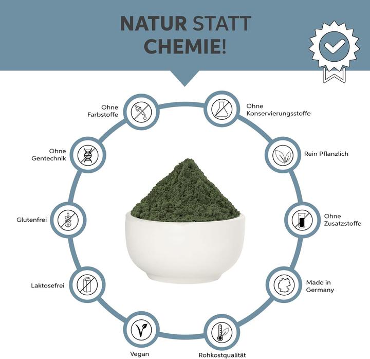 Image du produit Eltabia Poudre de spiruline bio | Qualité crudité premium (Poudre)