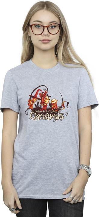 Immagine prodotto Disney The Nightmare Before Christmas Christmas Terror Maglietta Ampia Donna (XL)