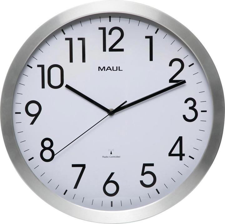 Image du produit Maul Horloge murale MAULmove Ø 40 cm, argent (40 cm)