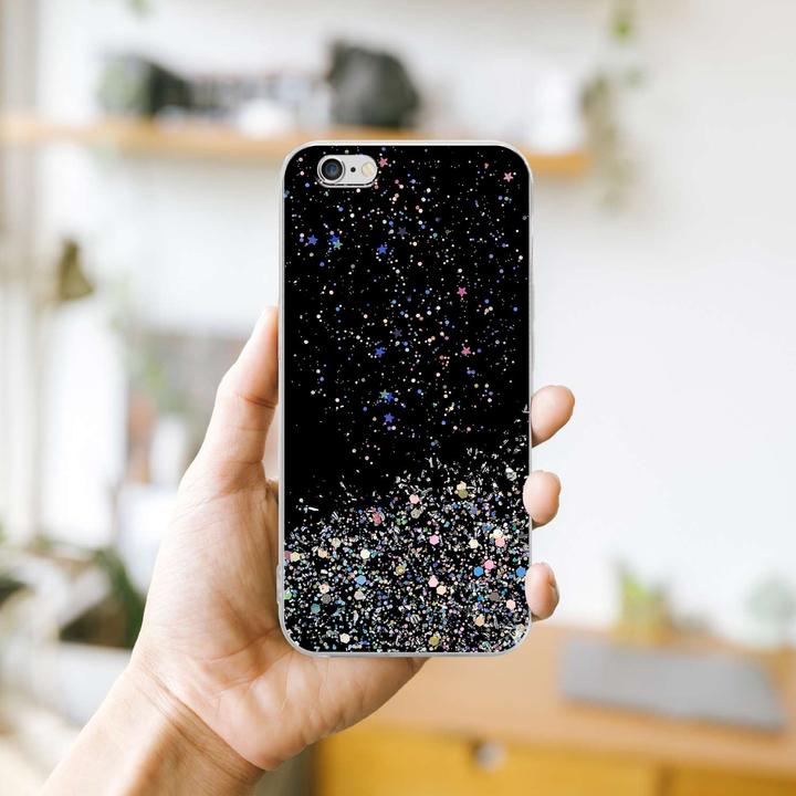 Actual product image Cadorabo TPU cover sparkling glitter (Apple iPhone 6 Plus)