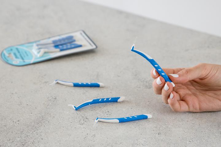 Produktbild Nordics Öko Interdental Zahnbürste PLA L 4x0,40mm + 4x0,45mm– (8 x)