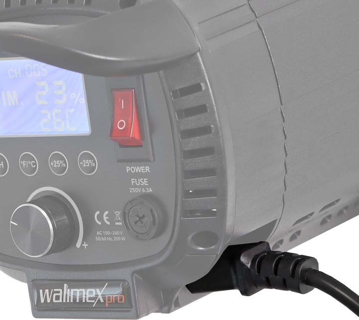 Image du produit Walimex Câble d'alimentation de 4m avec prise pour appareil froid (4 m)