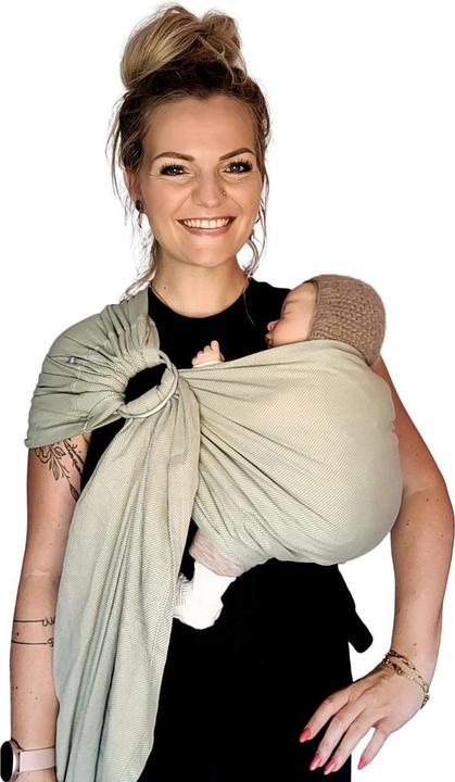 Image du produit Hoppediz Porte-bébé Ring-Sling (coton biologique) (0.70 m)