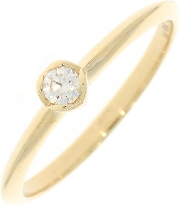 Produktbild Xen ONE Ring mit Diamant 0,11 ct. 585 Gelbgold (54, 585/14 K Gold)