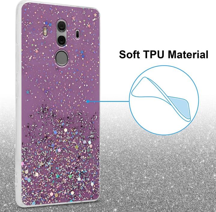 Actual product image Cadorabo TPU cover sparkling glitter (Mate 10 Pro)
