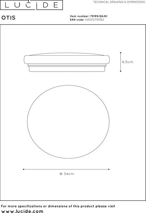 Image du produit Lucide Otis (1600 lm)