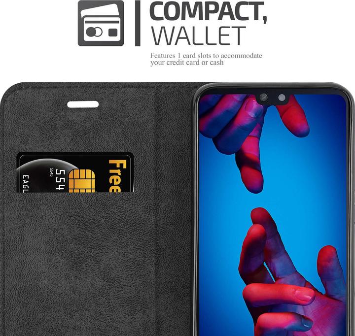 Productafbeelding Cadorabo Boek Onzichtbare Magneethoes (Huawei P20)