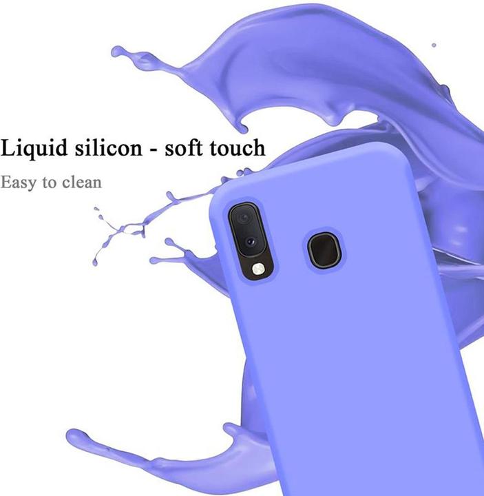 Actual product image Cadorabo TPU Liquid Silicone Case Cover (Samsung Galaxy A20e)