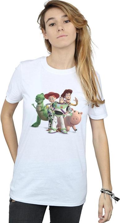 Actual product image Disney Womens/Ladies Toy Story 4 Group Cotton Boyfriend T-Shirt (M)
