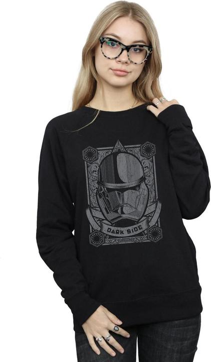 Actual product image Star Wars Womens/Ladies Trooper Dark Side Sweatshirt (XL)