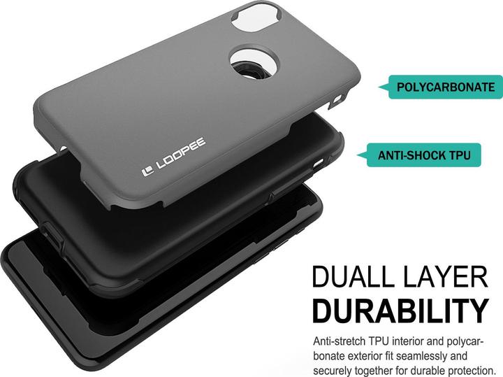 Image du produit Loopee iPhone 11 Pro Max - Shock Proof Outdoor Case, Grau (Apple iPhone 11 Pro Max)