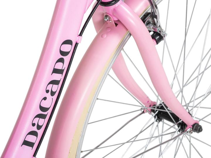 Produktbild Damenfahrrad 26" Toscana Damen Bike Vintage Rosa 6 Gänge RH 41 cm (41 cm)