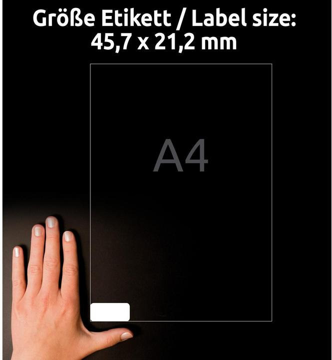 Actual product image Avery Wetterfeste, wiederablösbare Etiketten