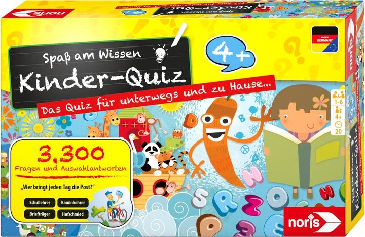 Actual product image Noris Children's quiz for clever kids (German)