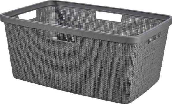 Actual product image Curver Jute Laundry Basket 46L Deep Shadow (46 l)