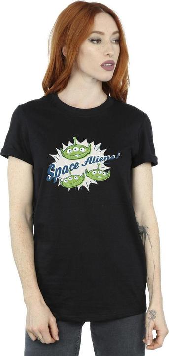 Actual product image Disney Womens/Ladies Toy Story Aliens Cotton Boyfriend T-Shirt (4XL)