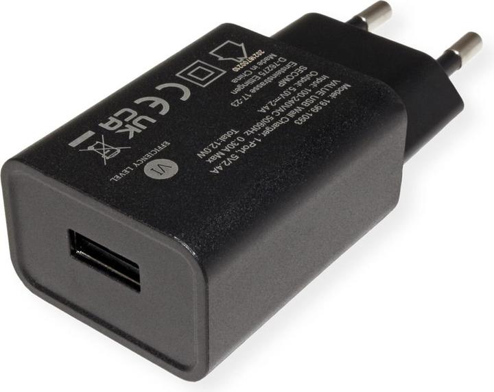 Produktbild Value USB Charger mit Euro-Stecker (12 W)
