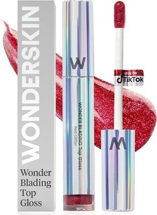 Wonderskin - Wonder Blading Top Gloss Red Glitter (Red Glitter)