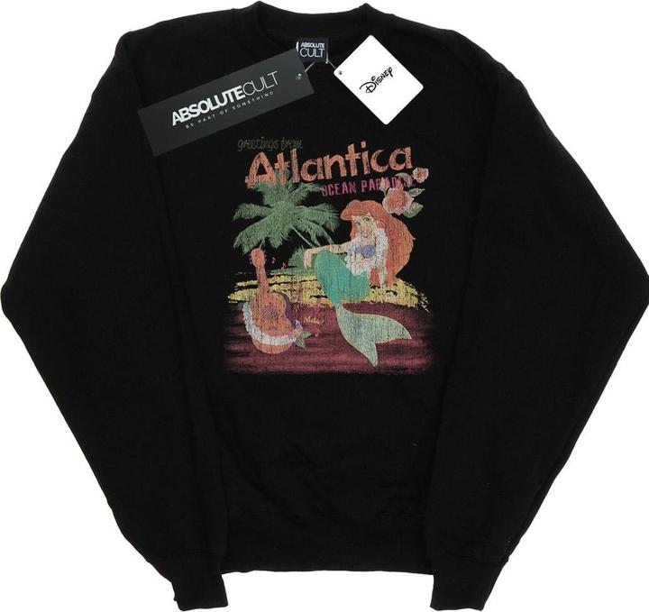 Actual product image Disney Boys The Little Mermaid Greetings From Atlantica Sweatshirt (128)