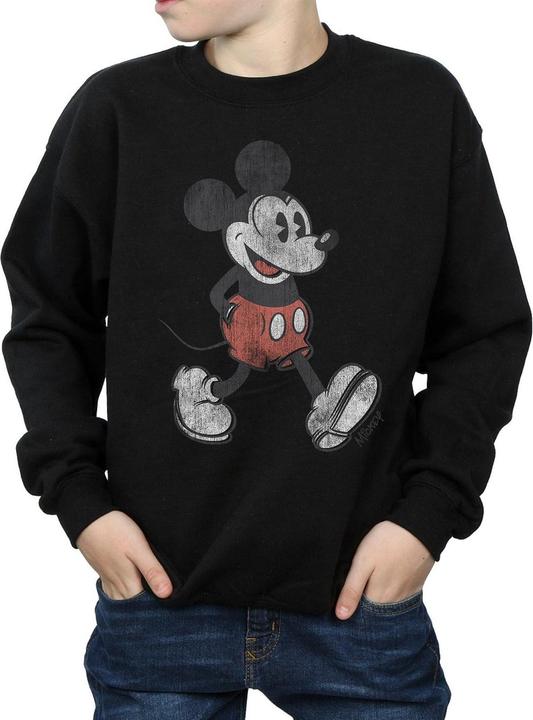 Produktbild Disney Jungen Walking Mickey Mouse BaumwollSweatshirt (152, 158)