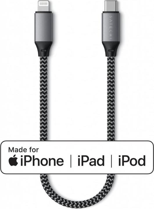 Actual product image Satechi USB-C – Lightning (0.25 m, USB 2.0)