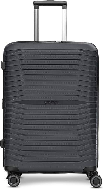 Produktbild Stratic Shine 4 Rollen Trolley 65 cm mit Dehnfalte (69 l, M (50 - 90l))