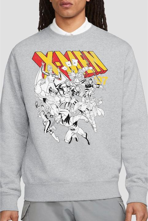 Actual product image Unisex Adult X-Men Retro Team Sweatshirt (S)