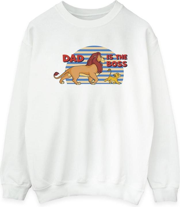 Actual product image Disney Womens/Ladies The Lion King Dad Boss Sweatshirt (XXL)