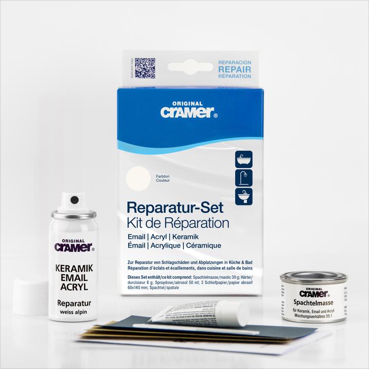 Produktbild Cramer Reparatur-Set bermudablau für Keramik, Email und Acryl (Bermudablau)