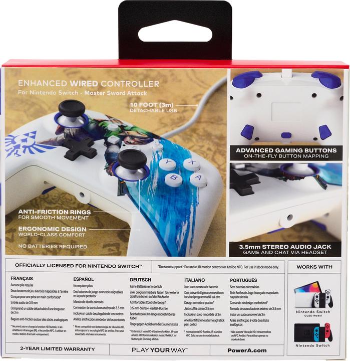 Actual product image PowerA Enhanced Wired Controller (Switch)