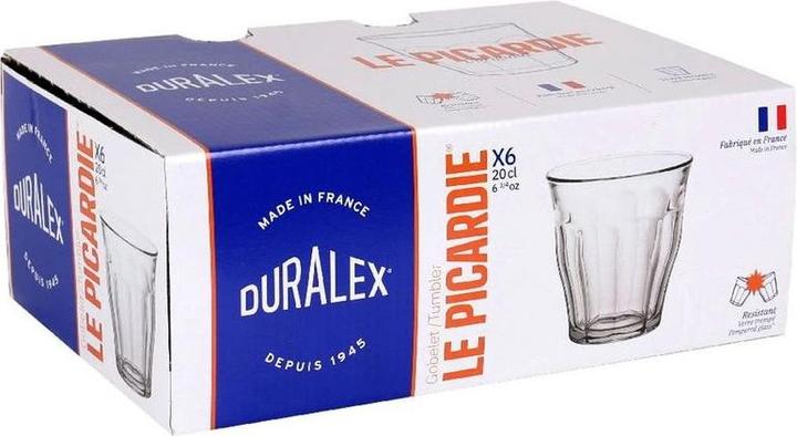 Actual product image Duralex Confection 6 Picardie glasses (0.22 l, 6 x)