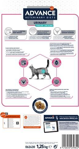 Image du produit Advance Cat Urinary Sterilized Mineure Calorieën (Adulte, 1 pcs, 1250 g)