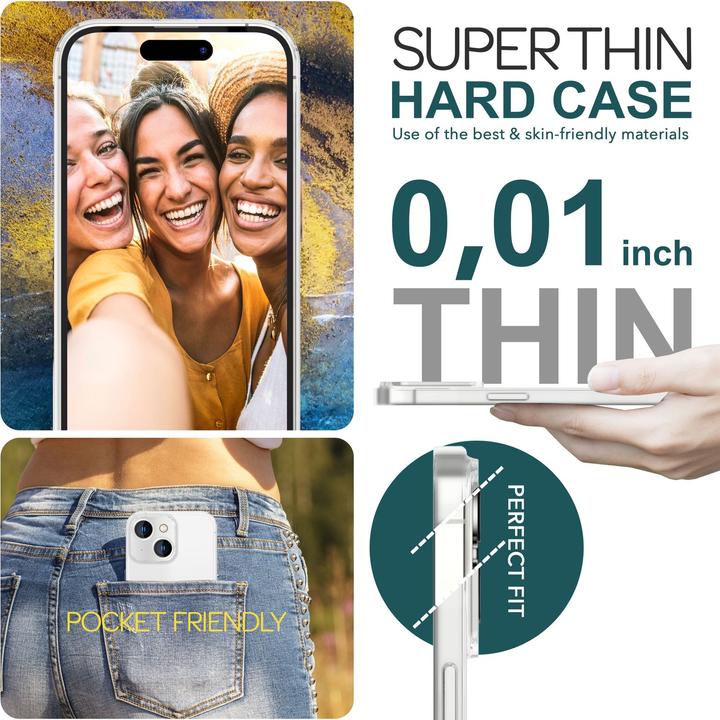 Image du produit Nalia Étui rigide mat extrêmement fin de 0,3 mm d'épaisseur (Apple iPhone 15 Plus)