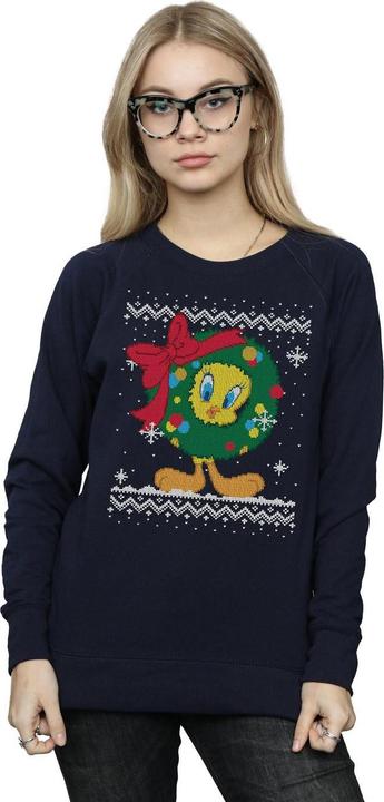 Produktbild Looney Tunes Tweety Pie Christmas Fair Isle Sweatshirt (XXL)