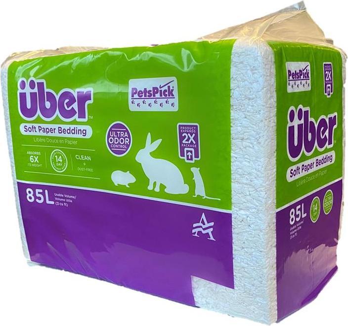 Über Soft Paper Bedding (Einstreu)