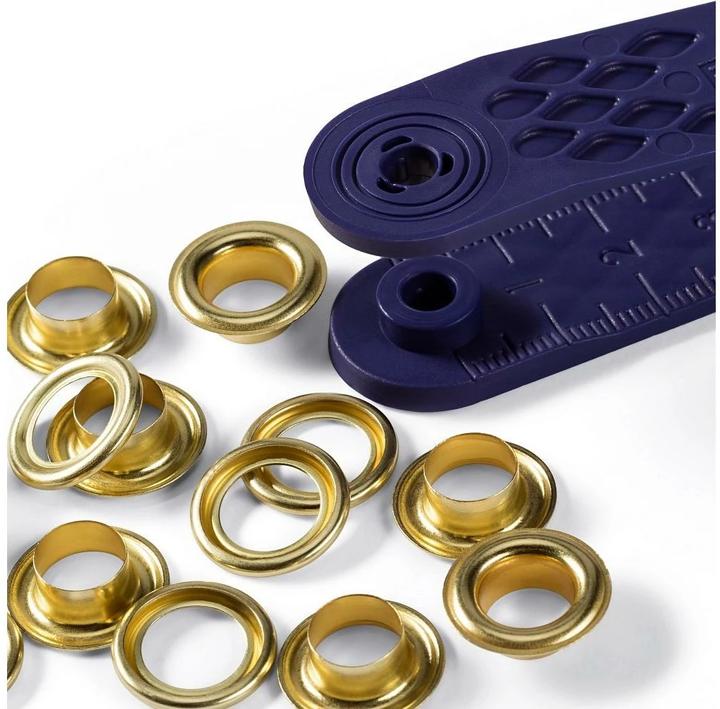 Produktbild Prym Öse mit Scheibe goldfarbig 8mm
