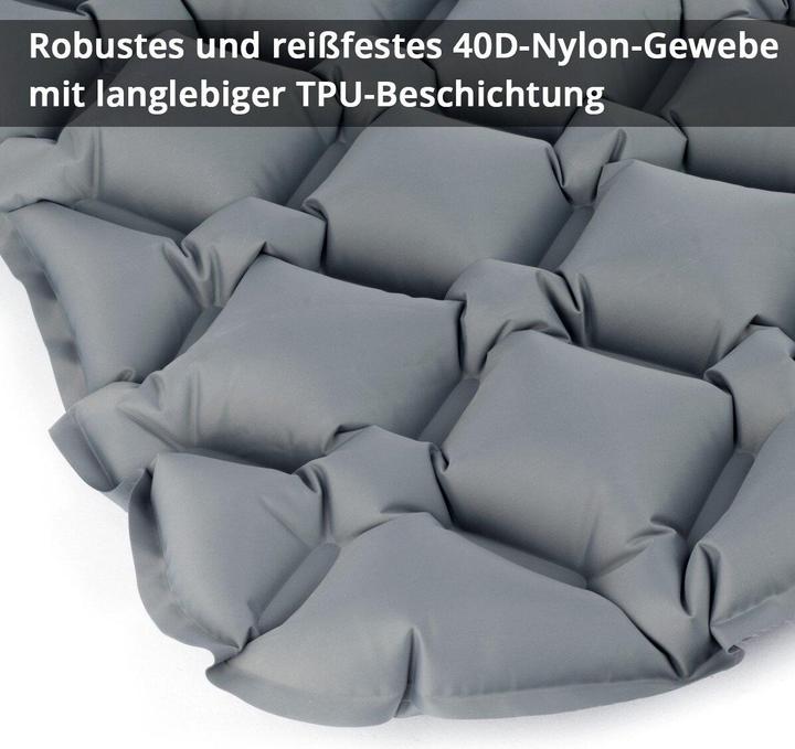 Produktbild Stahlwerk Luftmatratze LM-70 ST 194 x 60cm Aufblasbares Luftbett Campingmatratze