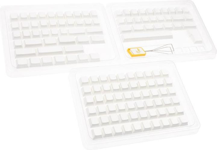 Nährwerte und Zutaten Ducky Blank White PBT Set, Cherry-Profil - 133 Keycaps