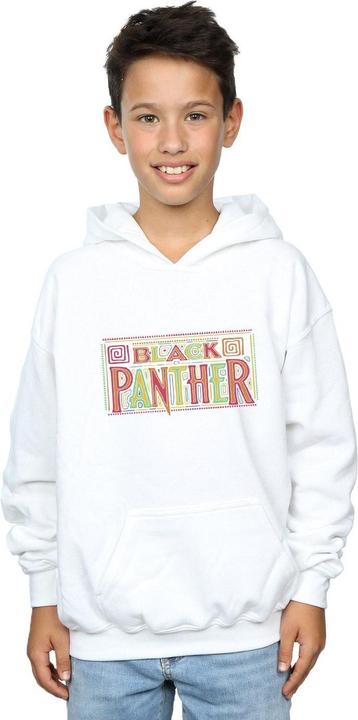 Immagine prodotto Black Panther Tribal Logo Felpa con Cappuccio Ragazzi (152, 158)