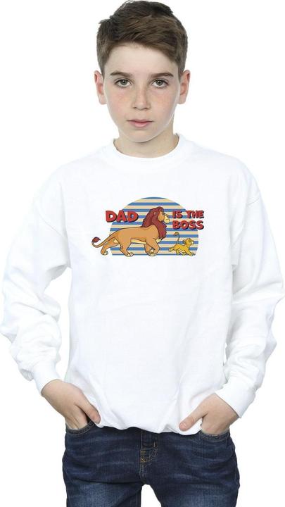 Actual product image Disney Boys The Lion King Dad Boss Sweatshirt (152, 158)