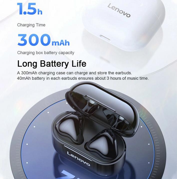 Image du produit Lenovo LP40 (pas de réduction du bruit, 3 h, Sans fil)