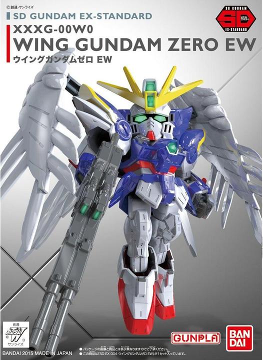 Actual product image Bandai GUNDAM - SD Gundam EX-Standard 004 Wing Gundam Zero (EW) - Model Kit
