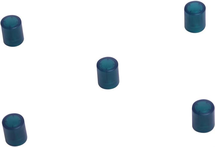 Produktbild Supermagnete Tafelmagnete zylindrisch, grün transparent (5 x)