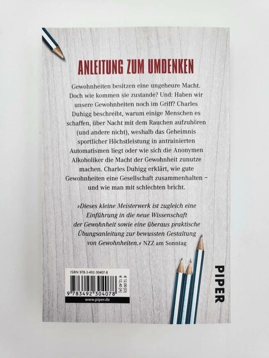 Produktbild Die Macht der Gewohnheit (Deutsch, Charles Duhigg, 2013)