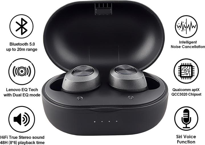 Actual product image Lenovo HT10 Pro (ANC, 8 h, Wireless)