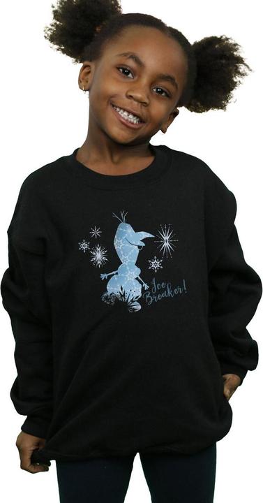 Actual product image Disney Girls Frozen 2 Olaf Ice Breaker Sweatshirt (140, 146)